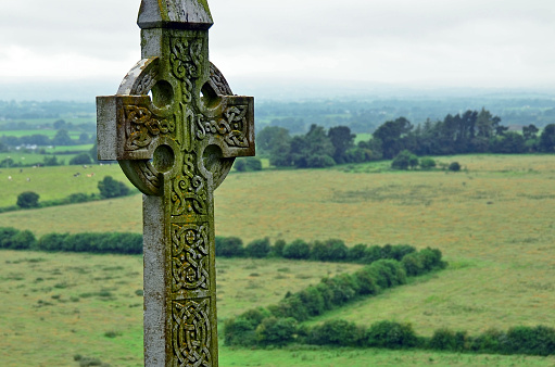 celtic knot cross background